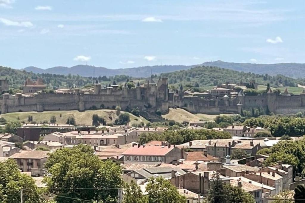 Le Panoramique - Sublime Vue Sur La Cite Apartman Carcassone Kültér fotó