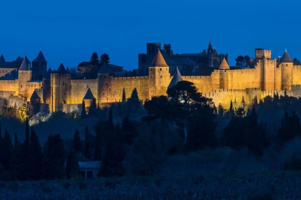 Le Panoramique - Sublime Vue Sur La Cite Apartman Carcassone Kültér fotó